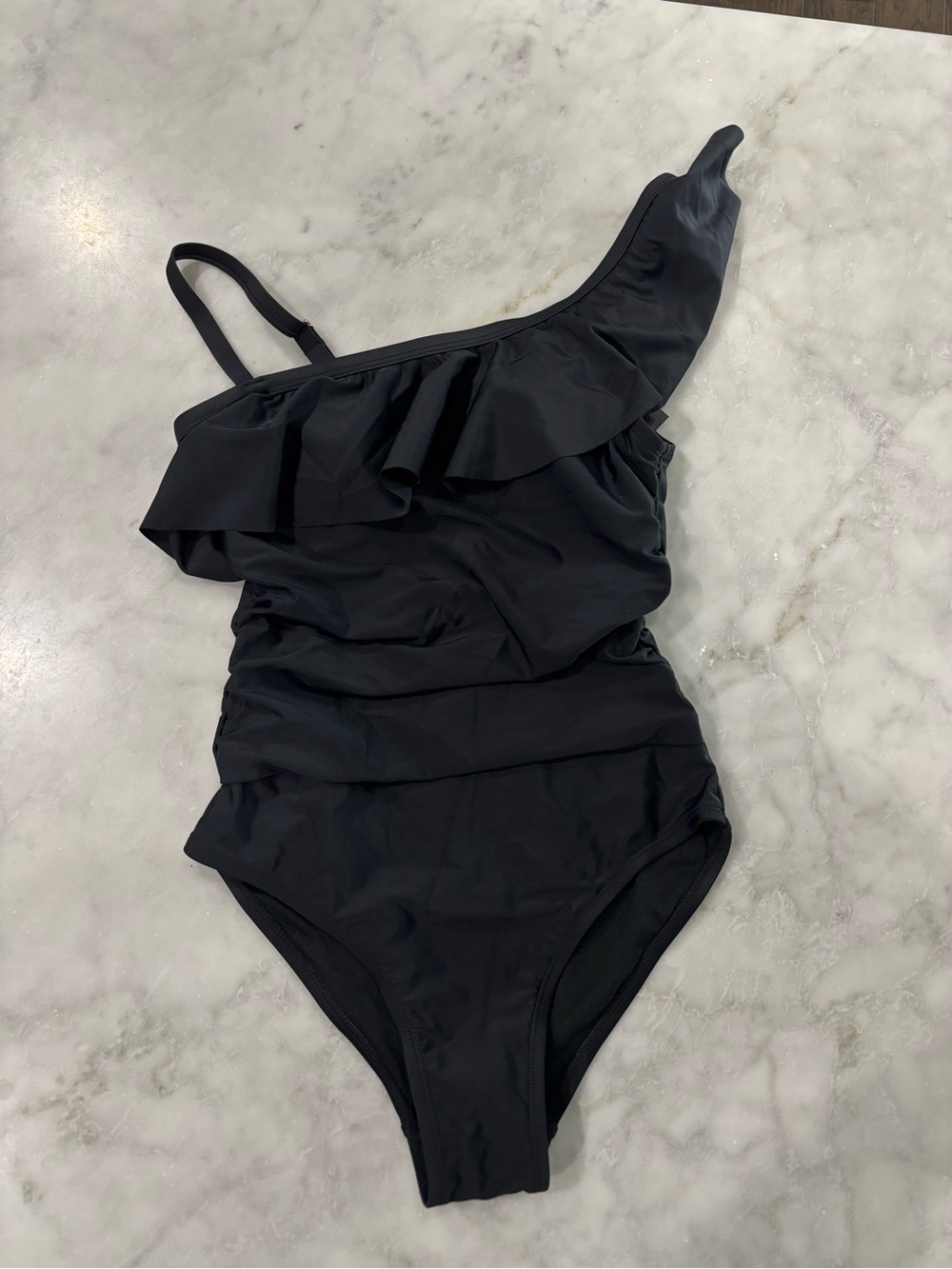 kathy ireland Black Swimsuit